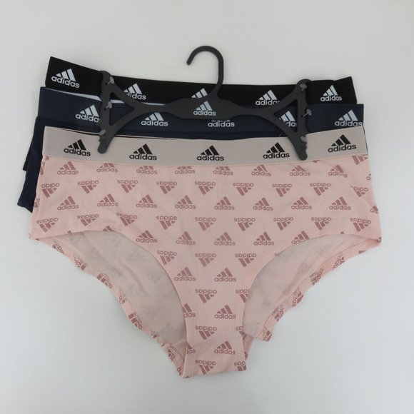 (#S) Adidas Women's 3-PK Cotton HIPSTERS Panties Underwear Size XL NWT - Picture 1 of 5